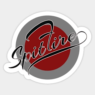 Spitfire Red Sticker